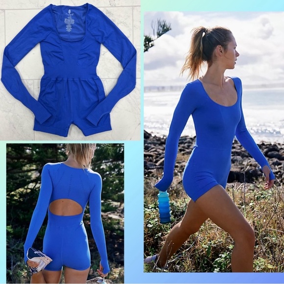 Free People Pants - Free People Movement Good Karma Long Sleeve Runsie